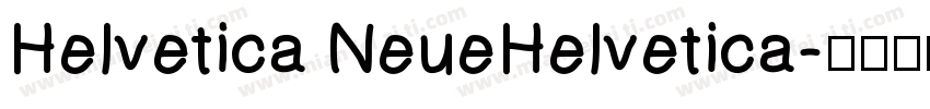 Helvetica NeueHelvetica字体转换